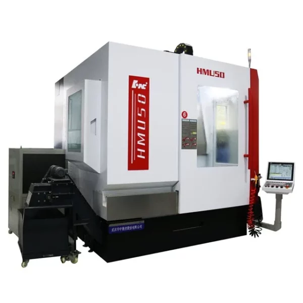 A CNC Machine with 5 Axiz CNC Vertical Machining Center